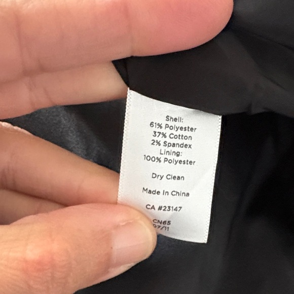 Talbots Classic Satin Long Black Pencil Skirt - Picture 8 of 8